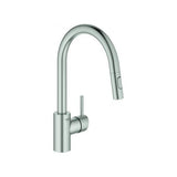 Baterie de bucatarie cu monocomanda 1/2″, Concetto, supersteel, 31483DC2 Grohe