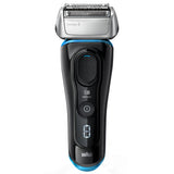 Aparat de ras Braun Series 8 8365cc, Wet&Dry, Statie Clean & Charge, Fabric Case, Black