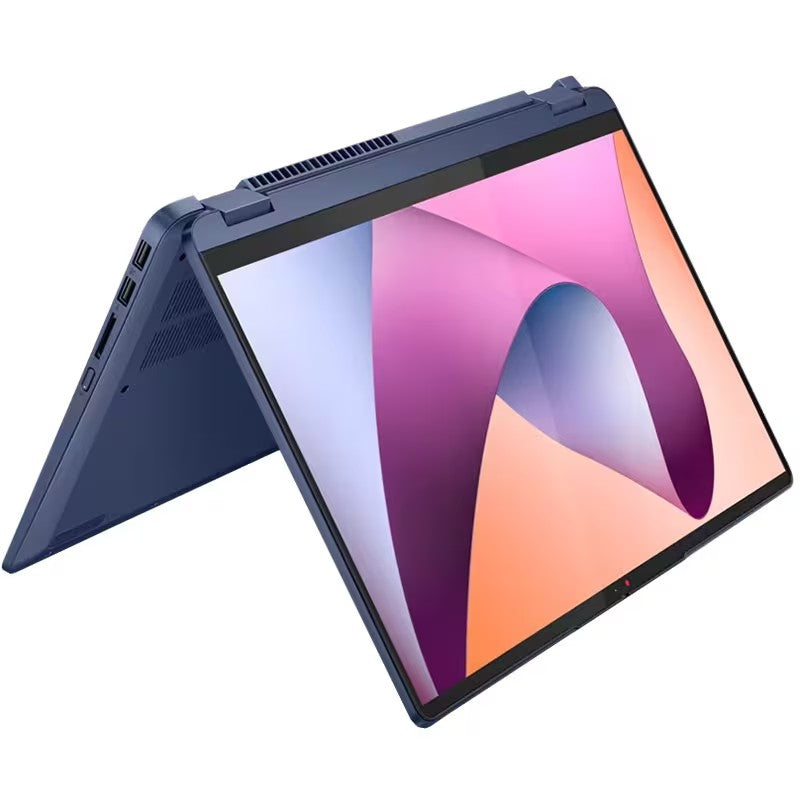 Laptop 2 in 1 LENOVO IdeaPad Flex 5 14ABR8, AMD Ryzen 5 7530U pana la 4.5GHz, 14" WUXGA Touch, 8GB, 512GB, AMD Radeon, Windows 11 Home, Albastru
