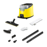 Aparat de curatat cu aburi Karcher SC 4 Deluxe EasyFix,2000W, 4 bar, incalzire 4 min, Galben
