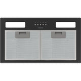 Hota Incorporabila CATA GT-Plus 45 BK, 1 Motor, 645 m3/h, L 50 cm, Negru