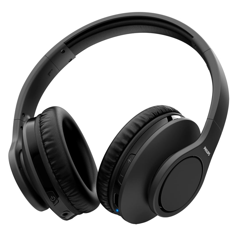Casti Audio TV Over-Ear Philips, TAH6005BK/10, Wireless, Autonomie 18h, Negru