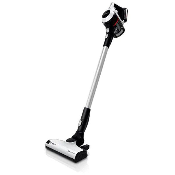 Aspirator vertical BOSCH Unlimited BCS612W, 0.4l, 18V, autonomie max 30 min, Power for ALL, Alb-Negru