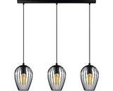 Pendul NEWTOWN, 49478, 3x60W E27, otel, negru