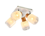 Plafoniera Gentle E27 Max. 4x15w, Alb/natur