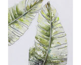 Tablou Green Duet 40x40 Cm