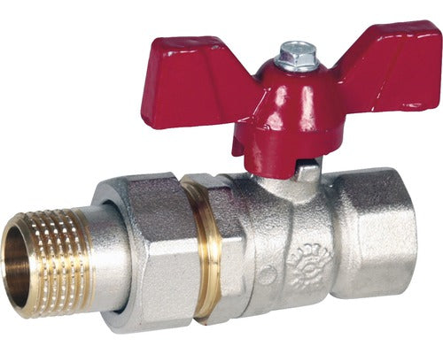 Robinet De Trecere Cu Sfera Si Fluture, Racord Olandez 1/2”