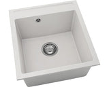 Chiuveta Bucatarie Cu O Cuva Fat Avangard 224 51x46 Cm, Fara Picurator, Fatgranit White