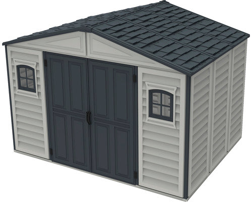 Casuta De Gradina Duramax Woodbridge Ii 320x239, 7 Cm Gri