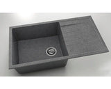 Chiuveta Bucatarie Granixit Cu O Cuva Fat Avangard 229 90x49 Cm, Cu Picurator, Reversibila, Slate