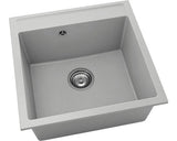 Chiuveta Bucatarie Cu O Cuva Fat Avangard 225 51x51 Cm, Fara Picurator, Fatgranit Grey