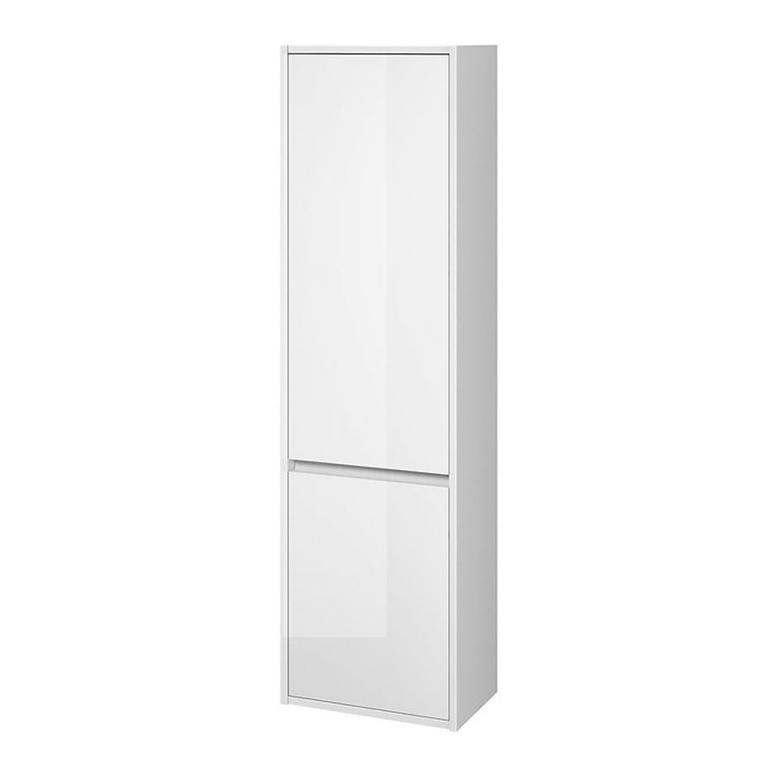 Dulap coloana Alb Cersanit Crea, 2 usi