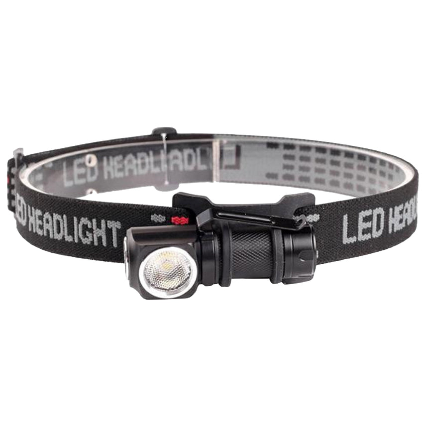 Lanterna frontala LED PNI Adventure F75, cu acumulator, USB, incarcator magnetic, 6W, 600 lm, 3.7V, IPX4, Aluminiu