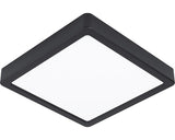Panou Cu Led Integrat Fueva5 16, 5w 2000 Lumeni 21x21 Cm, Montaj Aplicat, Lumina Neutra, Negru
