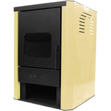 Termosemineu pe lemne, brichete si carbune Fornello Rimini Ivory 18 kW