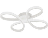 Plafoniera Cu Led Integrat Fly 22w 2600 Lumeni, Alb Mat