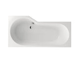 Cada de Baie Asimetrica pe Colt, Radaway Kariteia, 160x80x43 cm, Colt, Dreapta, Acril, Alb, WA1-40-160x080P