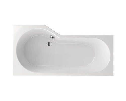 Cada de Baie Asimetrica pe Colt, Radaway Kariteia, 160x80x43 cm, Colt, Dreapta, Acril, Alb, WA1-40-160x080P