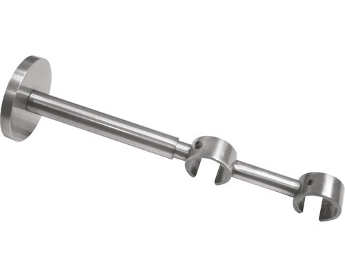 Consola Dubla Romana Extensibila Argintiu Satinat Ø 20 Mm