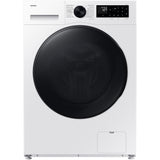Masina de spalat rufe cu uscator Samsung WD11DG5B15BELE, Spalare 11 kg, Uscare 6 kg, 1400 RPM, Clasa D, AI Ecobubble, WiFi, Alb