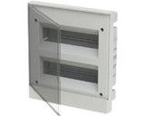 Tablou electric (cofret) ABB 1SZR004002A1207, incastrat , usa transparenta, 24 module, gri