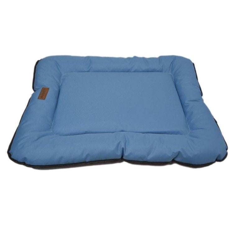 Perna pentru caini si pisici 4Dog Deluxe Camping M, Albastru, 80x64 cm