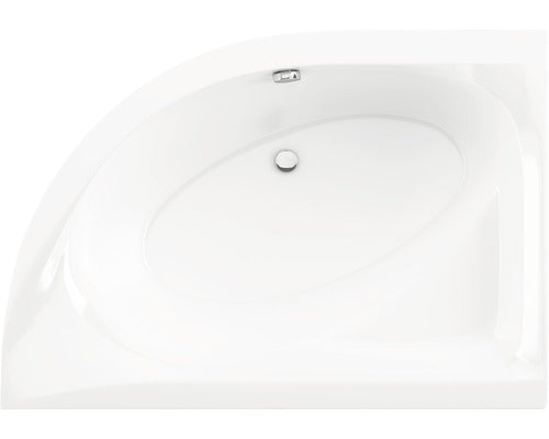 Cada de Baie Asimetrica pe Colt Radaway Mistra, 110x170x50,5 cm, Colt, Dreapta, Acril, Alb, WA1-07-170X110P