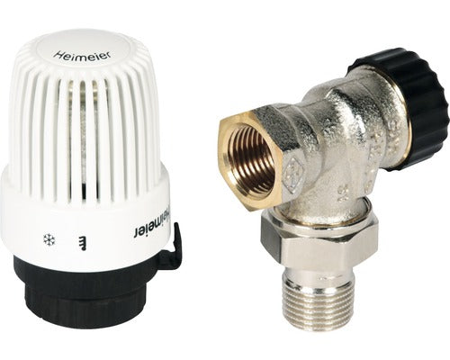 Set Robinet Coltar Cu Cap Termostatic Tip S Heimeier 1/2”