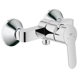 Baterie dus Grohe BauEdge 23333000, 1/2'', monocomanda, cartus ceramic, protectie reflux, crom