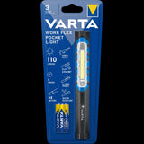 Lanterna LED Varta Work Flex Pochet Light, 110 lm, 2 moduri iluminare, clip de prindere cu magnet, IPX4