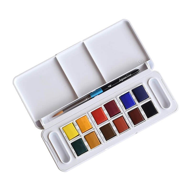 Set 12 Acuarele Travel Aquafine Daler Rowney