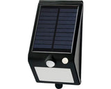 Lampa solara de perete Flink , detasabila, cu senzor de miscare, 230 lm, acumulator 3.7V 1200mAh 18650 Li-ion, IP44, Negru