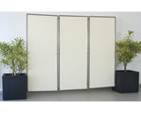 Paravan Format Din 3 Parti, Alb Fildes, 170x210cm