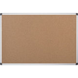 Panou de pluta cu rama de aluminiu, 120x90 cm