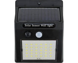 Lampa solara de perete Flink FK-LS-1507B, cu senzor, acumulator 1200 mAh, IP44, lumina rece (6500K), Negru