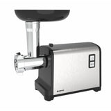 Masina de tocat carne Vortex VO4023, 2100 W, 1.2 Kg/min, 3 site inox, Functie reverse, Accesoriu suc de rosii, Argintiu