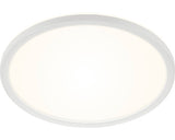 Plafoniera Cu Led Integrat Slim 18w 2400 Lumeni Ø293 Mm, Alba
