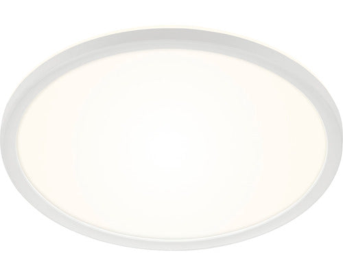 Plafoniera Cu Led Integrat Slim 18w 2400 Lumeni Ø293 Mm, Alba