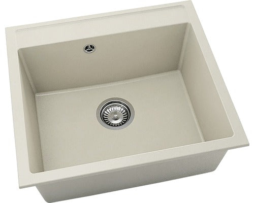 Chiuveta Bucatarie Cu O Cuva Fat Avangard 226 56x51 Cm, Fara Picurator, Fatgranit Dark Beige