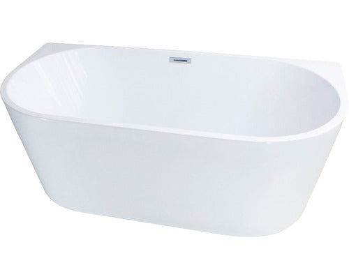Cada de baie dreptunghiulara freestanding Linea Eco 80x170x58 cm acril alb