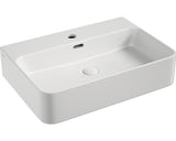 Lavoar Pe Blat Jungborn Three 60x42 Cm Alb Mat, Ventil Scurgere Ceramic
