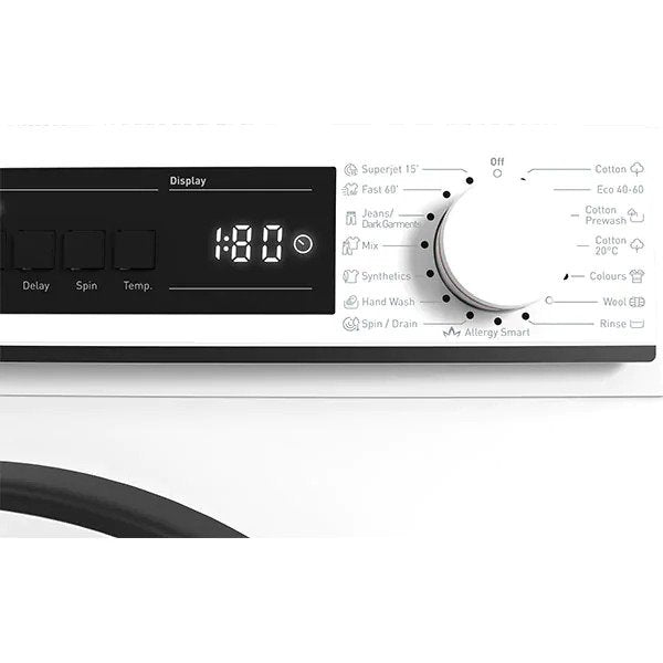 Masina de spalat rufe frontala SHARP ES-NFB7141WD-EE, 7 kg, 1400 rpm, Clasa A+++, Alb