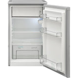 Frigider cu o usa SHARP SJ-UE088T0S, iluminare LED, fruits & vegetable zone, clasa E, inaltime 82.1, 81l, Argintiu