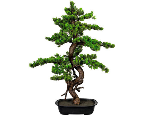 Planta Artificiala Bonsai Myrte In Ghiveci H 85 Cm Verde