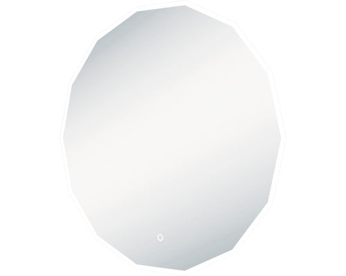 Oglinda baie cu iluminare LED DSK Silver Pure 80 cm