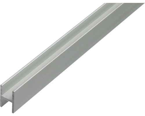 Profil Aluminiu Tip H Alberts 9, 1x12x1, 3 Mm, Lungime 2m, Eloxat