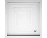 Cadita de Dus Patrata Autoportanta Belform Quadra, 90x90x15 cm, Acril, 27CB0098, Alb