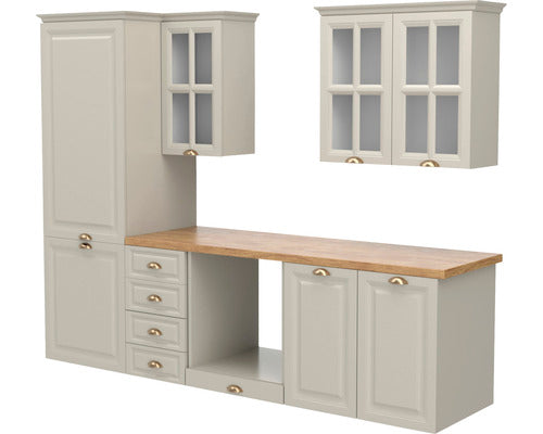 Set mobilier bucatarie Maria L 240 cm decor casmir