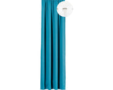 Draperie Cu Inele Tyler Turcoaz 140x245 Cm