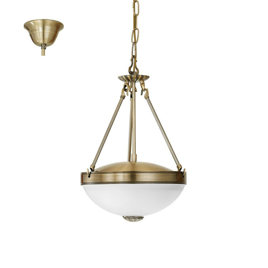 Pendul Clasic Eglo Savoy Bronz 82747 Reglabil 2xE27